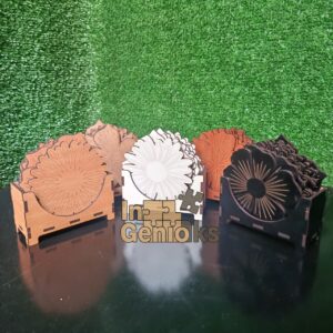 Posavasos de MDF Personalizados con Caja – Set Decorativo FLORALES