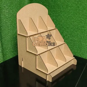 Exhibidor para Postres y Snacks de 3 Niveles con Compartimientos