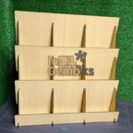 Exhibidor A5 para Libros y Documentos – 9 Espacios Escalonados