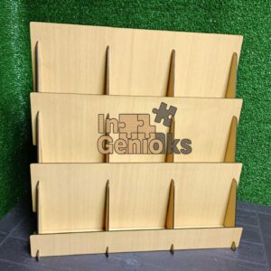Exhibidor A5 para Libros y Documentos – 9 Espacios Escalonados