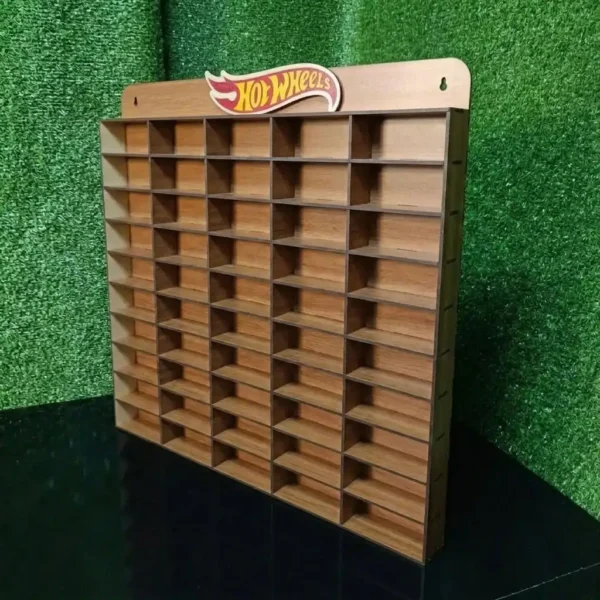 Organizador Hot Wheels 50 Autos | Exhibidor de Pared para Coleccionistas