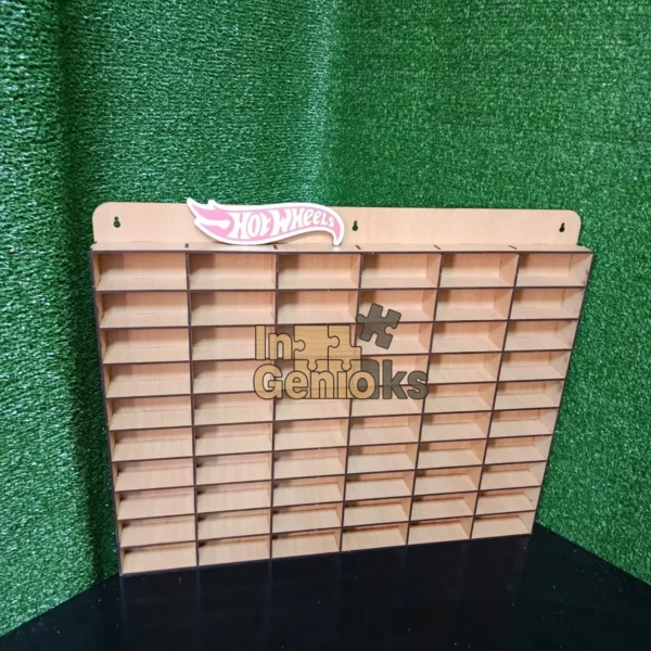 Exhibidor Hot Wheels 60 Autos Grande | Organizador de Pared para Colección Amplia